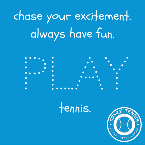 Spark Tennis Chase Your Excitement Play Tennis